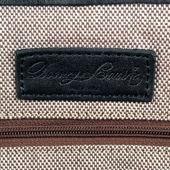 Dooney & Bourke Priscilla Black Leather Satchel Purse Bag Handbag - Picture 10 of 16